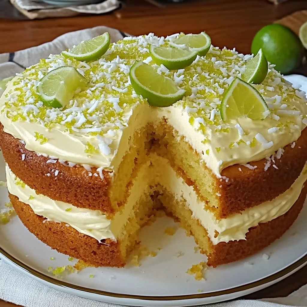 Coconut and Lime Cake